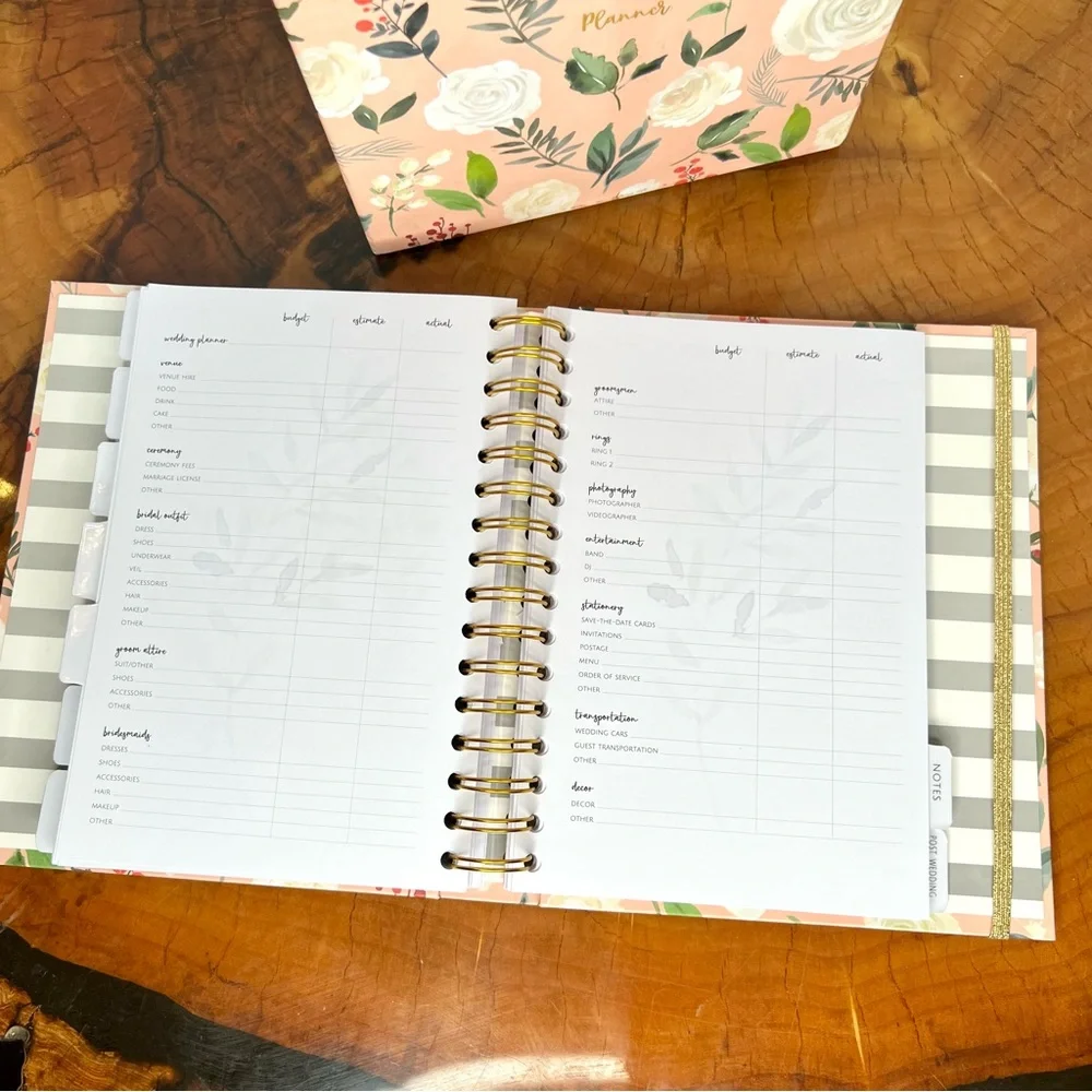 Caledonia Design Co. Store Wedding Planner Book and Organizer with Gift Box